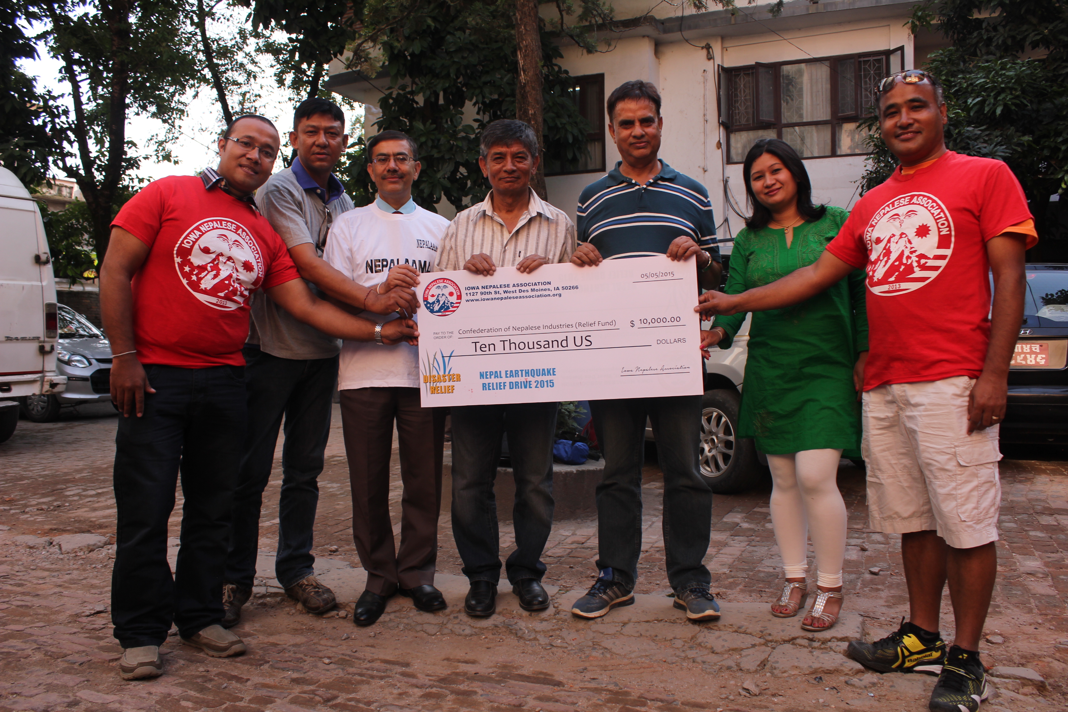 Cheque Handover